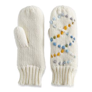 Women's SONOMA Goods for Life™ Space-Dyed Braided Cable Lined Mittens