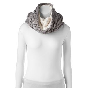 SONOMA Goods for Life™ Braided Cable-Knit Lined Cowl Scarf