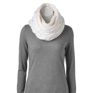 SONOMA Goods for Life™ Braided Cable-Knit Lined Cowl Scarf