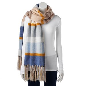 SONOMA Goods for Life™ Striped Fringed Oblong Scarf