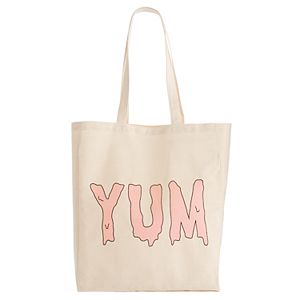 Printed Canvas Tote