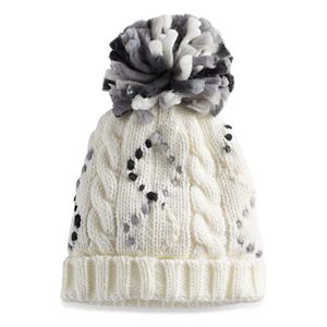 SONOMA Goods for Life™ Braided Cable Knit Pom Pom Beanie