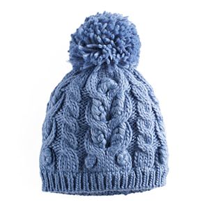 SONOMA Goods for Life™ Cable Knit Pom Pom Beanie