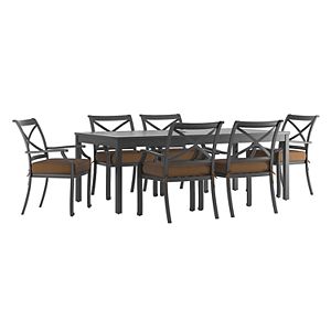 HomeVance Borego Patio Dining Table & Chair 7-piece Set