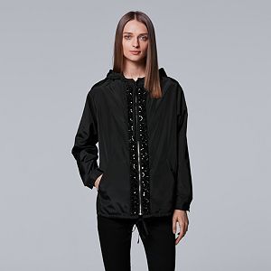 Petite Simply Vera Vera Wang 10th Anniversary Windbreaker Jacket