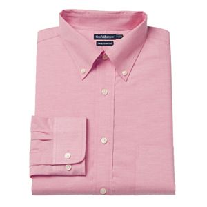 Men's Croft & Barrow® Easy-Care True Comfort Classic-Fit Oxford Stretch Dress Shirt
