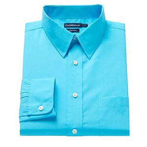 Men's Croft & Barrow® Regular-Fit Easy-Care Point-Collar Dress Shirt