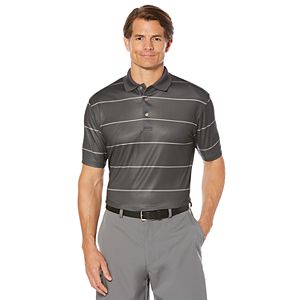Men's Grand Slam Classic-Fit Striped Motionflow Performance Polo