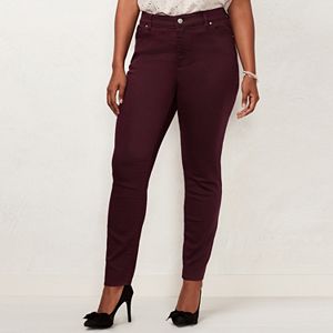 Plus Size LC Lauren Conrad Color Skinny Jeans
