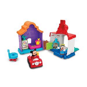 Disney's Magic of Disney Mickey & Goofy's Gas and Dine Playset by Little People