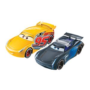 Disney / Pixar Cars 3 Flip to the Finish Rust-eze Cruz Ramirez & Jackson Storm Vehicle Set