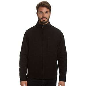 Men's Haggar Stretch Wool-Blend Open-Bottom Jacket