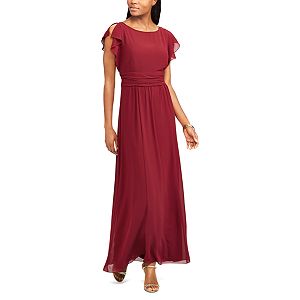Women's Chaps Georgette Overlay Gown