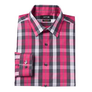 Men's Apt. 9 ®  Slim-Fit Plaid Stretch Dress Shirt