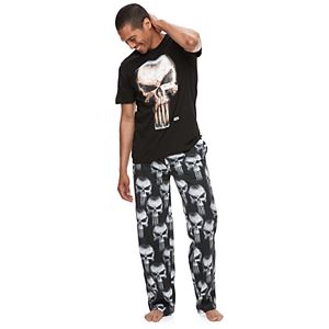 Men's Marvel The Punisher Tee & Lounge Pants Set