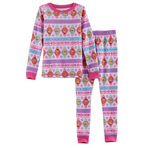 Disney's Frozen Toddler Girl 2-pc. Elsa & Anna Thermal Base Layer Top & Pants Set by Cuddl Duds