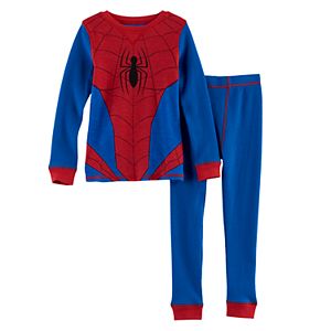 Toddler Boy Cuddl Duds Marvel Spider-Man 2-pc. Thermal Base Layer Top & Pants Set