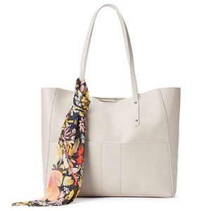 Mondani Kata Double Shoulder Tote with Scarf