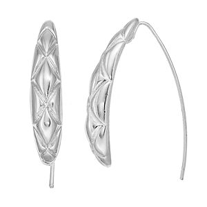 Dana Buchman Crisscross Nickel Free Threader Earrings