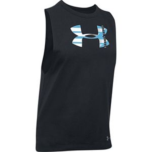 Women's Under Armour Big Logo Metallic Muscle Graphic Tank