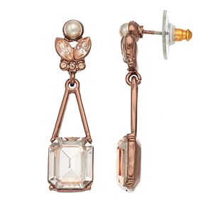 Simply Vera Vera Wang Nickel Free Simulated Crystal Drop Earrings