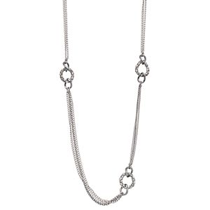 Simply Vera Vera Wang Long Asymmetrical Multi Strand Necklace