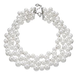 Simply Vera Vera Wang Simulated Pearl Multi Strand Necklace