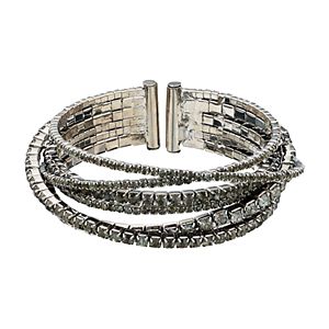 Simply Vera Vera Wang Crisscross Cup Chain Cuff Bracelet