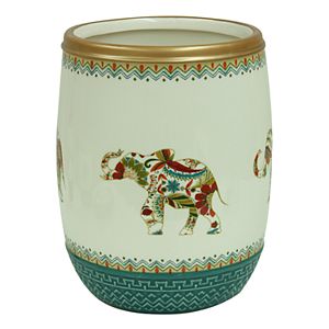 Bacova Boho Elephant Wastebasket