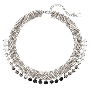 Simply Vera Vera Wang Ombre Shaky Bead Mesh Chunky Necklace