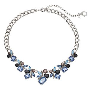Simply Vera Vera Wang Blue Stone Cluster Statement Necklace
