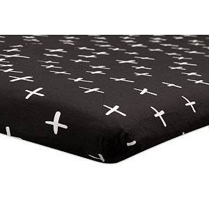 BabylettoTuxedo Monochrome Arrows Mini Crib Sheet