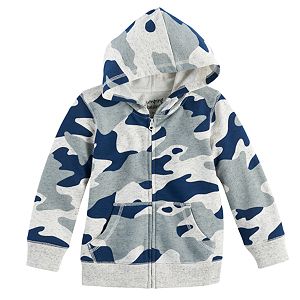 Baby Boy Jumping Beans® Camouflaged Zip Hoodie