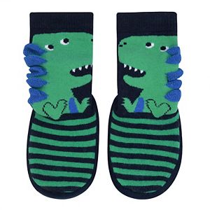 Baby Boy Jumping Beans® Dinosaur Slipper Socks