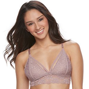 It's Just A Kiss Bras: Strappy Lace Bralette BR-28188A
