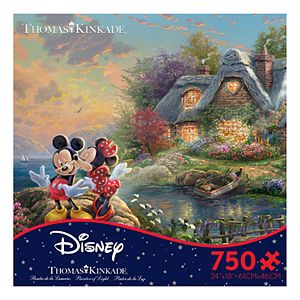 Disney's Mickey Mouse & Minnie Mouse Thomas Kinkade 750-piece Puzzle by Ceaco