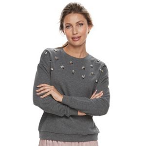 Women's Apt. 9® Embellished Sweatshirt