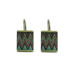 Bacova Sierra Zigzag Shower Curtain Hooks