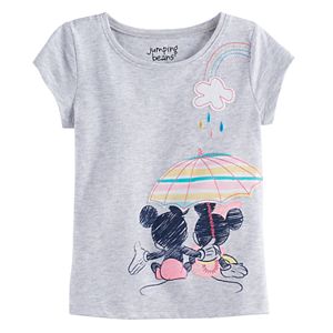 Disney's Mickey Mouse & Minnie Mouse Toddler Girl Umbrella Graphic Tee by Jumping Beans®