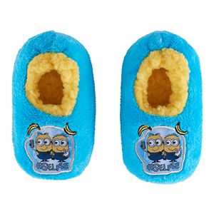 Toddler Despicable Me Minions Selfies Plush Slipper Socks