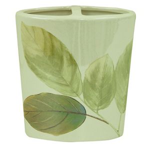 Bacova Waterfall Leaves Toothbrush Holder