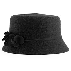 Women's Apt. 9® Floral Wool Knit Microbrim Hat