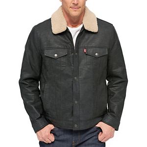 Big & Tall Levi's® Sherpa-Collar Trucker Jacket
