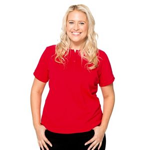 Juniors’ Plus Size Lee Uniforms Stretch Polo