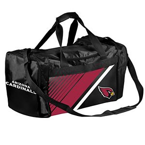 Forever Collectibles Arizona Cardinals Striped Duffle Bag
