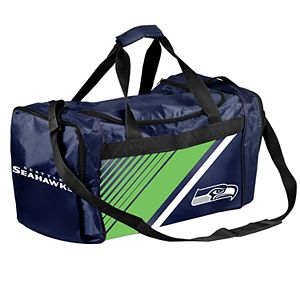 Forever Collectibles Seattle Seahawks Striped Duffle Bag