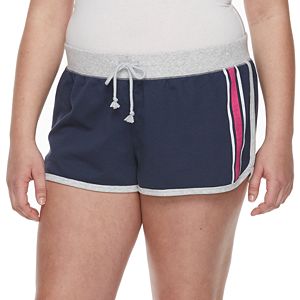 Juniors' Plus Size SO® Beach Squad French Terry Shorts!