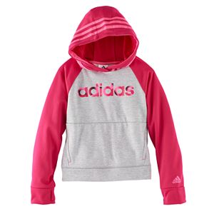 Toddler Girl adidas Raglan Colorblock Hoodie