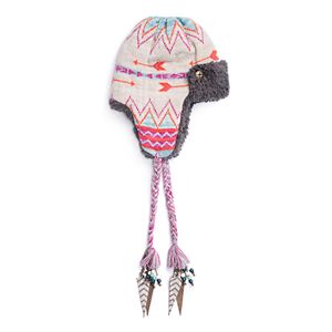 Women's MUK LUKS Arrows Beaded Trapper Hat