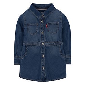 Girls 4-6x Levi's® Fit & Flare Denim Shirt Dress